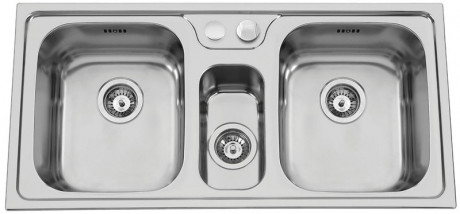 Sinks BETA 1000.1 DUO V 0,7mm leštěný